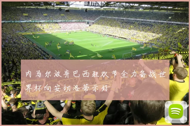 内马尔放弃巴西狂欢节全力备战世界杯向安切洛蒂示好